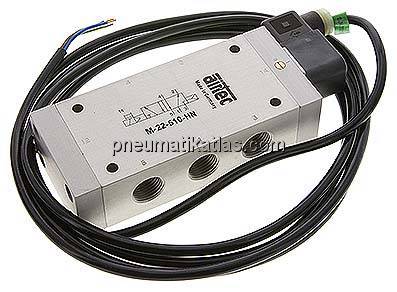 5/2-Wege Magnetventil, G 1/2", Luftfeder, 24 V DC, ATEX-Zulassung