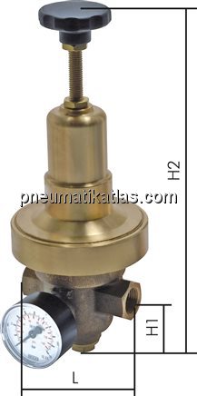 Exemplarische Darstellung: Niederdruck-Druckminder