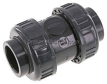 Klebemuffen-Rückschlagventil, PVC-U / FKM, 32mm