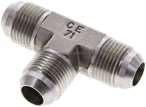 T-Stück,UNF 7/8"-14 AG (JIC), V4A
