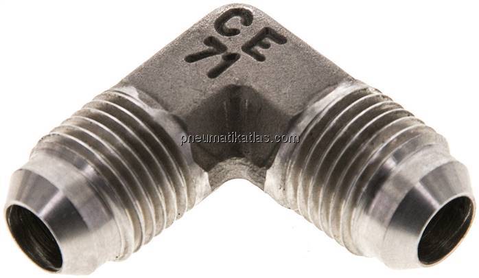 90°-Winkel,UNF 9/16"-18 AG (JIC), V4A