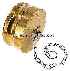 Kamlock-Verschlussstecker (DP) 4", Messing