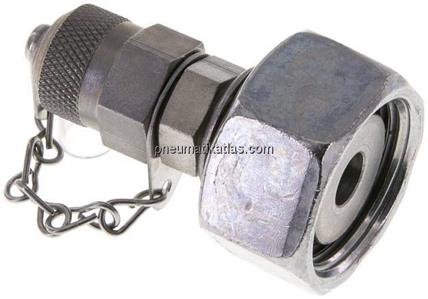 Messanschluss M16x2, 22 L-Dichtkegel, Stahl verzinkt