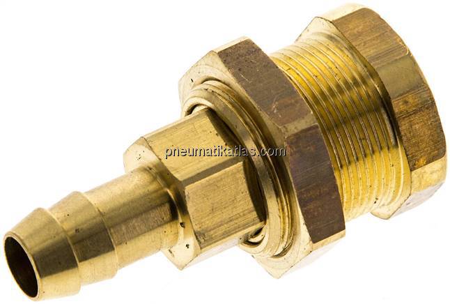 Abreißkupplungsdose (NW5) 9 (3/8")mm Schlauch, Messing