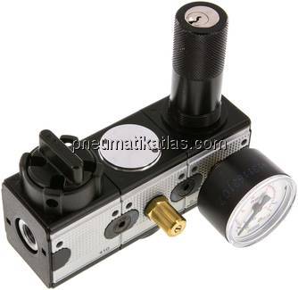 MULTIFIX Sicherheits-Druckregler (mit vorgeschaltetem, abschließbaren Kugelhahn 