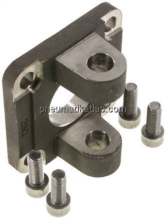 ISO 15552-Gabelschwenkbefestigung 80 mm, 1.4401