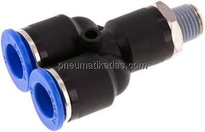 Y-Steckanschluss R 1/4"-12mm, IQS-Standard