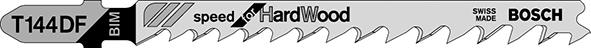 Stichsägeblatt T 144 DF Bosch VE à 5 Stück Speed for Hard Wood