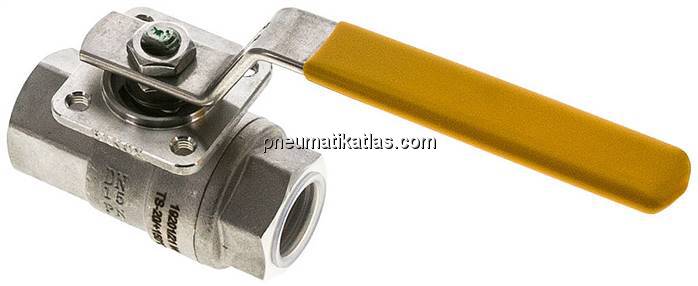 Edelstahl-Kugelhahn, Rp 1/2", -0,9 bis 20bar, für Sauerstoff (Industrie)