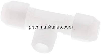 T-Verschraubung R 3/8"-10x8mm, PVDF (FDA)