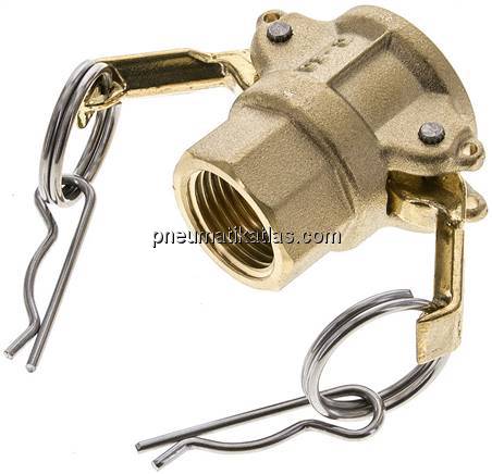 Kamlock-Kupplung (D) Rp 1/2"(IG), Messing