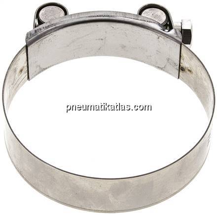 24mm Eco-Gelenkbolzenschelle, 86 - 91mm, 1.4301 (W4)