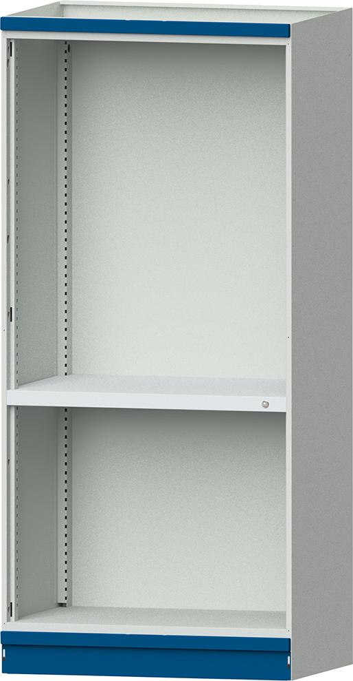 Leergehäuse Modell 101 B1015xT720xH2200mm RAL 7035 Schubladenblock NH 720mm