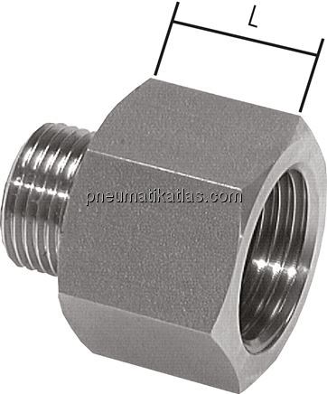 Exemplarische Darstellung: Reduziernippel mit zyli