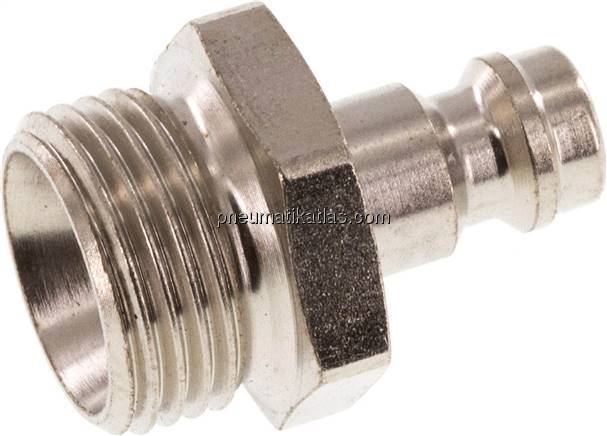 Kupplungsstecker (NW5) G 3/8"(AG), Stahl verzinkt