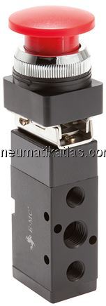 Exemplarische Darstellung: 5/2-Wege Pilztastervent