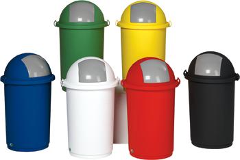 Abfallsammler 50 l weiß, HxD 760x410 mm VAR