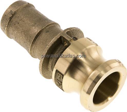 Kamlock-Stecker (E) 32 (1-1/4")mm Schlauch, Messing