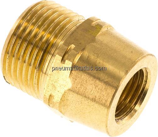 Waschgeräte-Adapter M 21x1,5 (AG) - G 1/4" (IG)