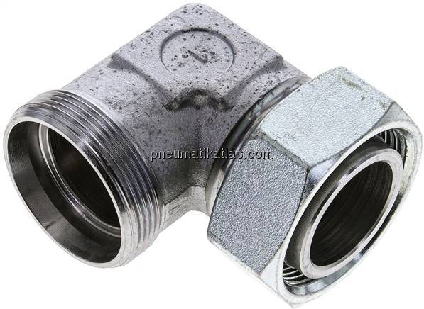 Einstellb. Winkel-Schneidringverschr. 42 L (M52x2), ohne Mutter & Schneidring, S