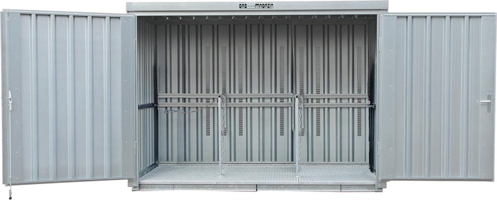 Gasflaschenmagazin 366 m Boden 3005x2170x2250