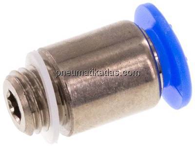 Gerader Steckanschluss M 6x0,75-4mm, Mini m. Innensechskt.