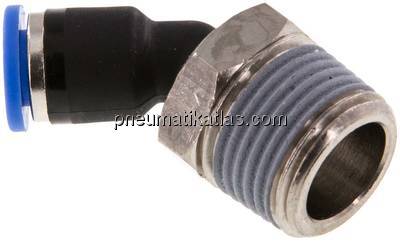 45°-Steckanschluss R 3/8"-6mm, IQS-Standard