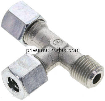 LE-Schneidringverschraubung R 1/4"-8 L (M14x1,5), Stahl verzinkt