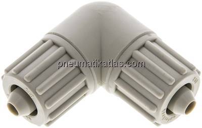 Winkel-Verschraubung 12x6mm, Polypropylen