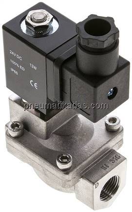 2/2-Wege Magnetventil G 3/8", stromlos geschlossen (NC),24 V AC Eco