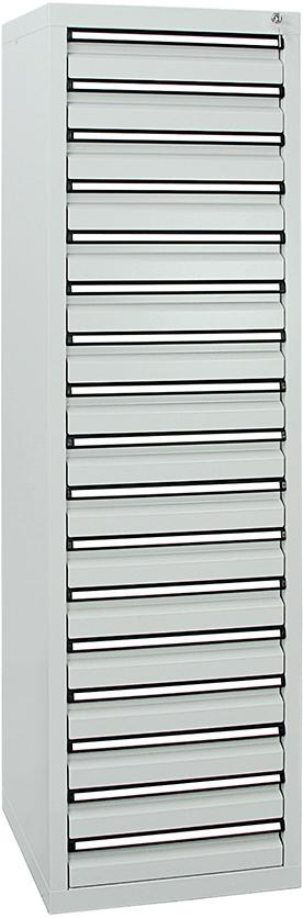 Schubladenschrank 17 SLR 1800x500x500 mm grau stumpf