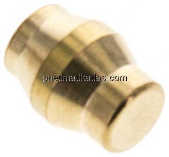 Verschlussstopfen f. Klemmringverschraub. 6mm, Messing