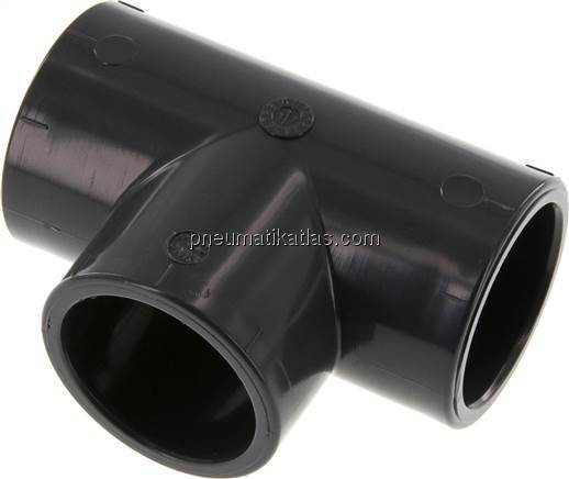 Klebemuffen-T-Stück, PVC-U, 40mm