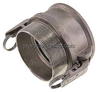 Sicherheits-Kamlock-Kupplung (B) R 4"(AG), Edelstahl (1.4408)