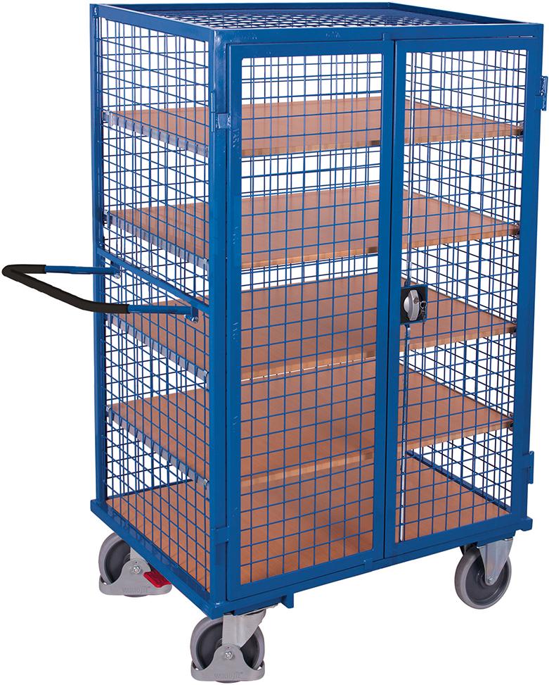 Etagenwagen verschweißt mit Drehgriffschloss