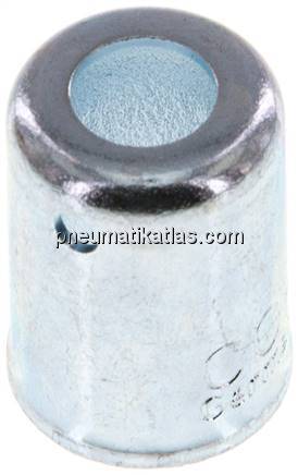 Schlauchhülse für Niederdruckschlauch DN4(11 - 11,5mm) Stahl