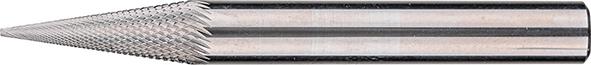 Frässtift HM Spitzkegelform 0618 MICRO 6mm 6x18mm Pferd