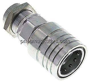 Schott-Steckkupplung ISO7241-1A, Muffe Baugr.6, 28 L (M36x2)