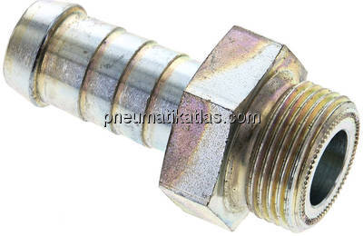 Schlauchnippel M 22x1,5 AG (flachdichtend), 14 - 15mm