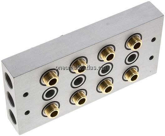 P-R-S-Leiste inkl. Hohlschrauben und Dichtungen für Ventilbaureihe M07 / P07