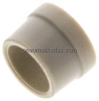 Klemmring 6x4mm, Polypropylen