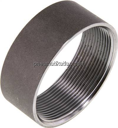 Anschweißmuffe Rp 2-1/2"-30mm, ST 37-2 (DIN2986-halb)