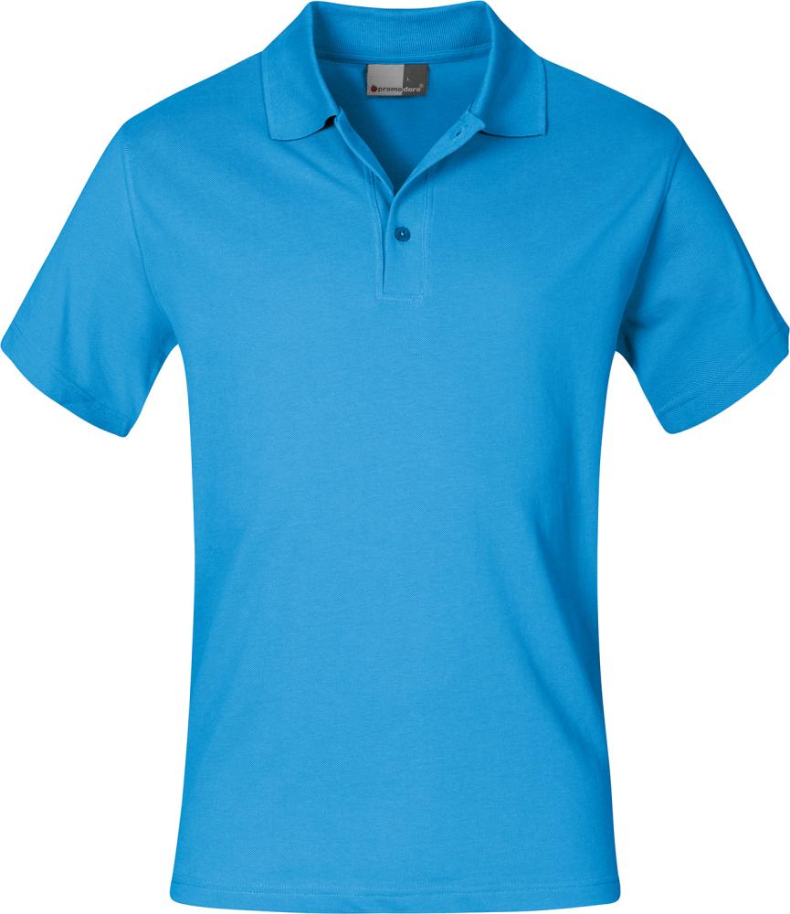 Poloshirt, Gr. 3XL, turquoise