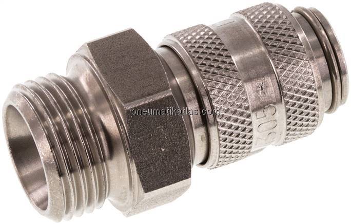 Kupplungsdose (NW5) G 3/8"(AG), Edelstahl