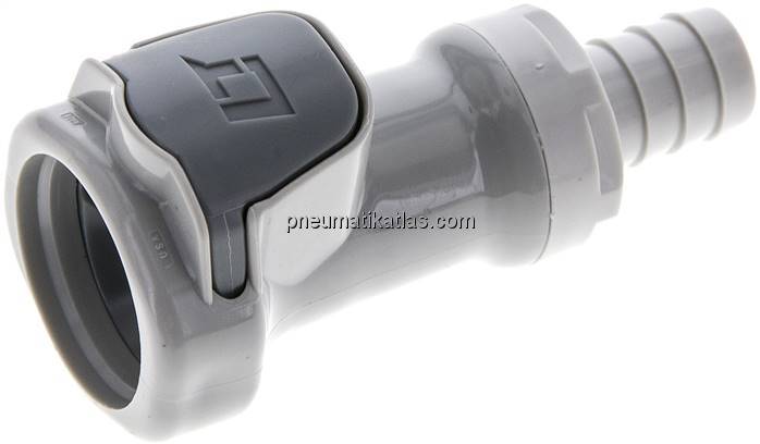 Kupplungsdose (HF) mit Schlauchtülle, Polypropylen