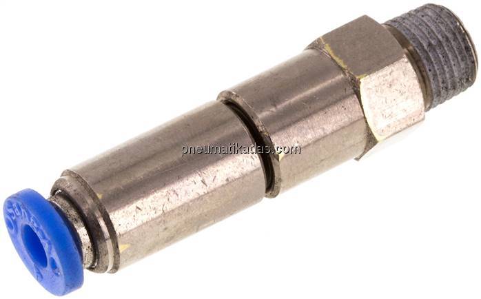 Gerade Schnelldrehverschraubung R 1/8"-4mm, IQS-Standard