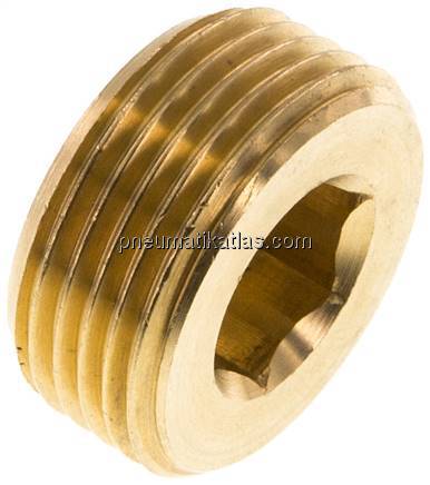 Verschlussstopfen Innenskt. R 3/4", Messing