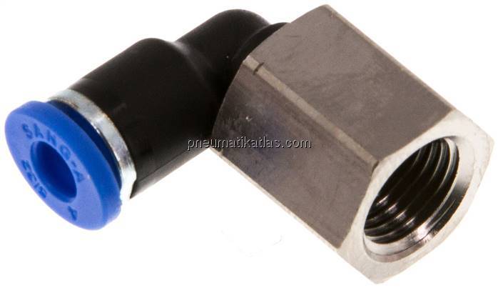 Winkel-Steckanschluss, Inneng. G 1/8"-4mm, IQS-Standard