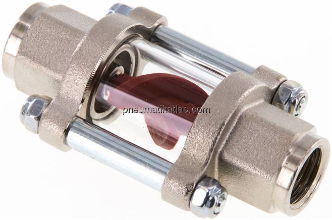 Flügelrad-Durchflussanzeige G 1/4", 0,6 - 3 l/min