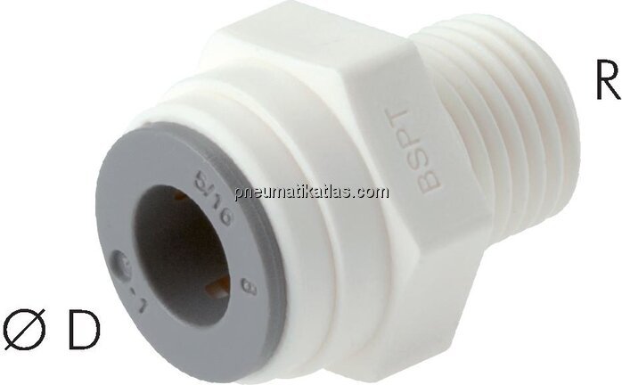 Exemplarische Darstellung: Steckverschraubung (R-G